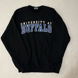 Black University at Buffalo crewneck